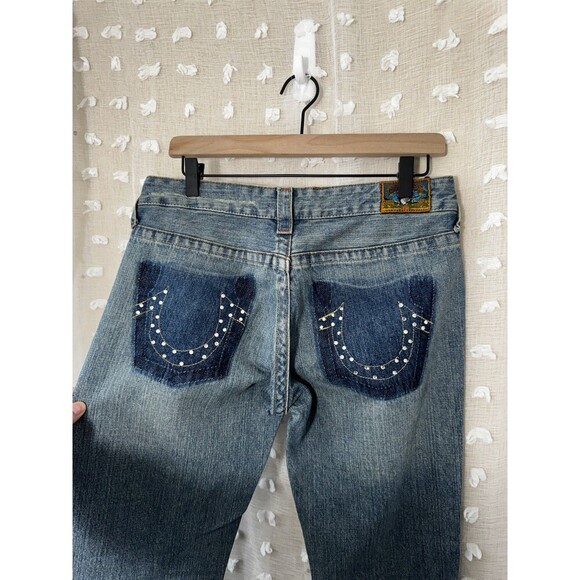 True Religion Patchwork Boot Cut Jeans Size 29 Women’s - Picture 8 of 9